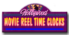 Movie Reel Time Clocks